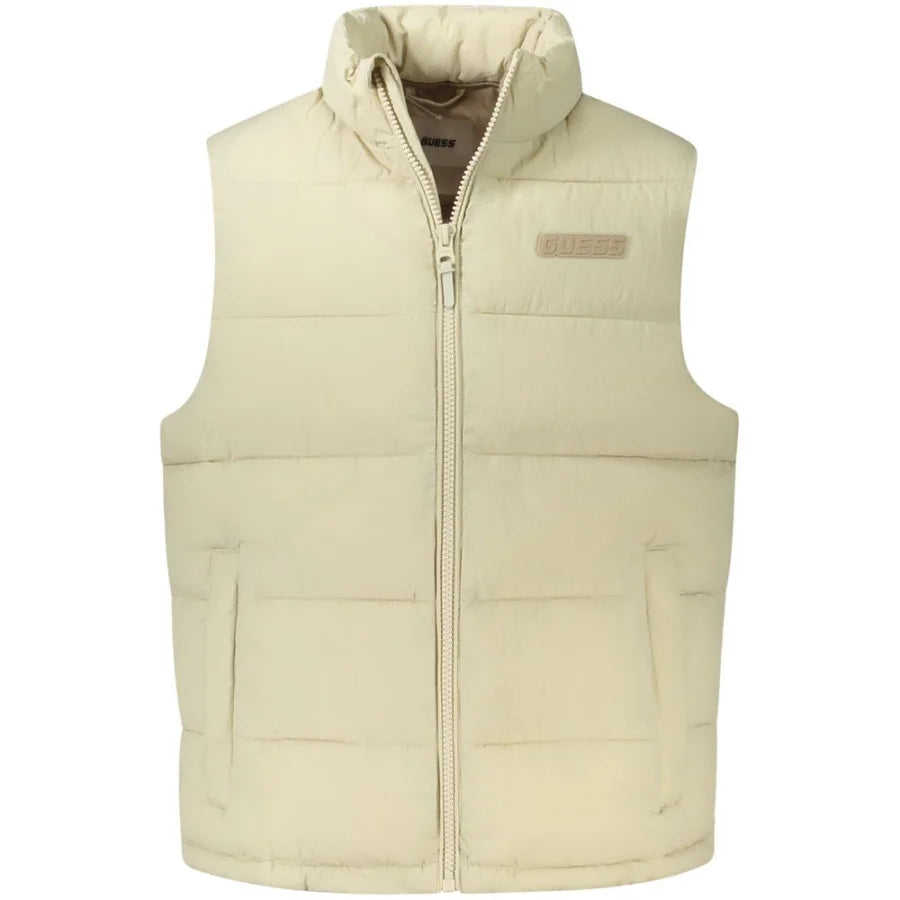 Guess Jeans Beige Polyamide Men’s Vest