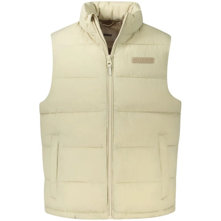 Guess Jeans Beige Polyamide Men’s Vest