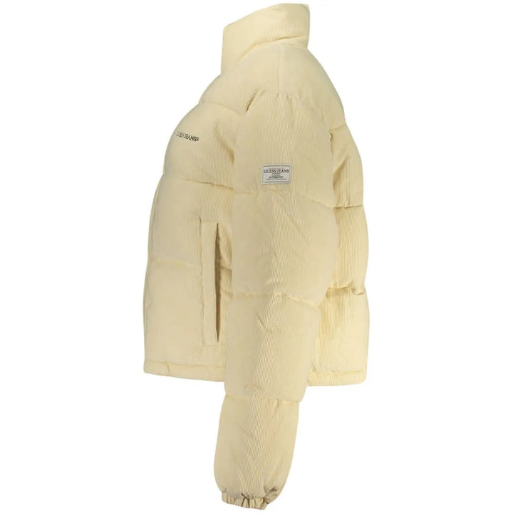 Guess Jeans Beige Polyester Women’s Jacket