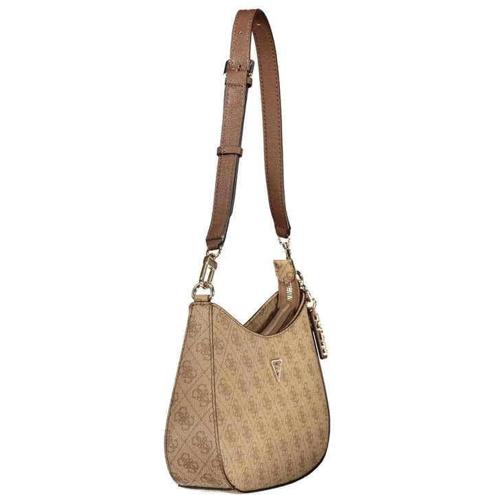 Guess Jeans Beige Polyurethane Women Handbag