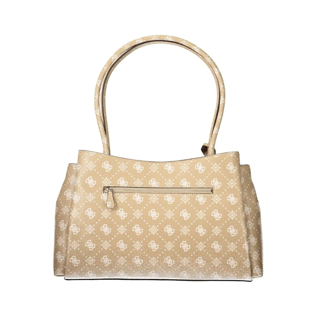 Guess Jeans Beige Polyurethane Women Handbag
