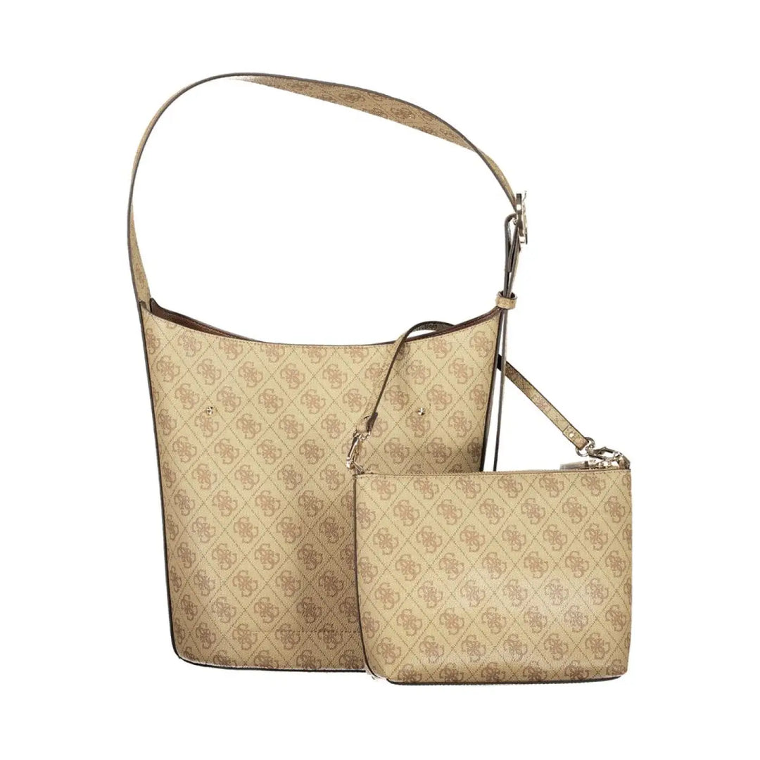 Guess Jeans - Beige Polyurethane Women Handbag