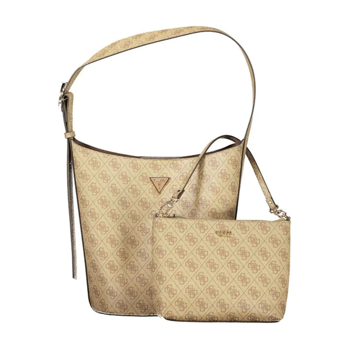 Guess Jeans - Beige Polyurethane Women Handbag