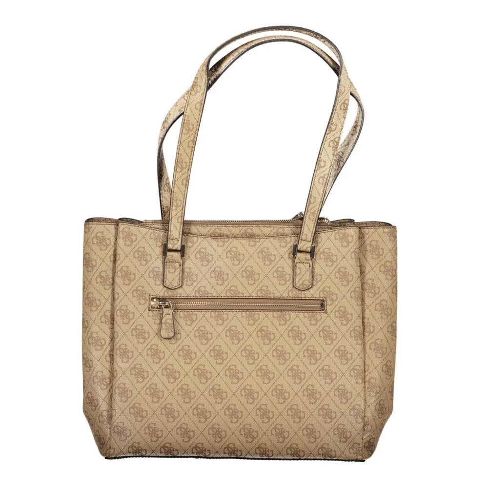 Guess Jeans - Beige Polyurethane Women Handbag