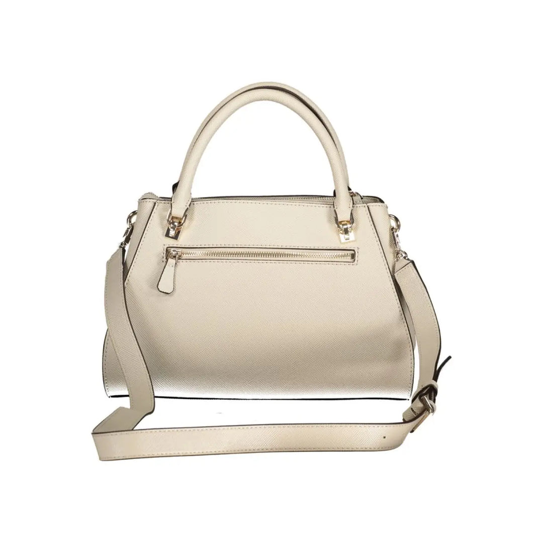 Guess Jeans Beige Polyurethane Women Handbag
