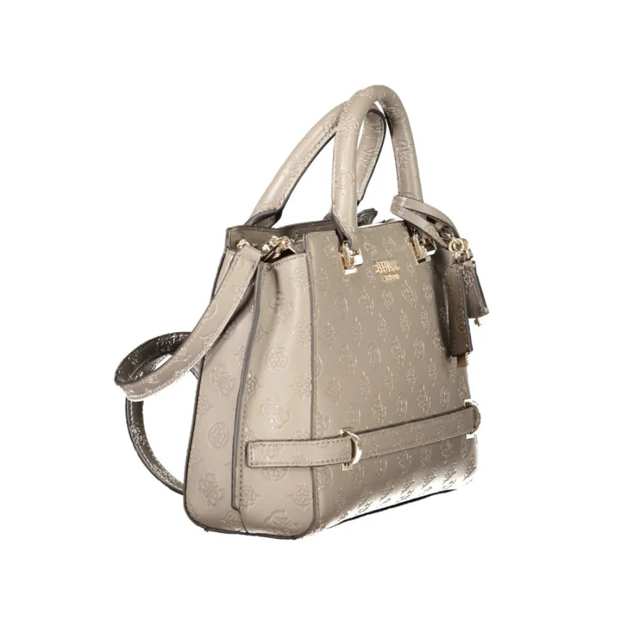 Guess Jeans Beige Polyurethane Women Handbag