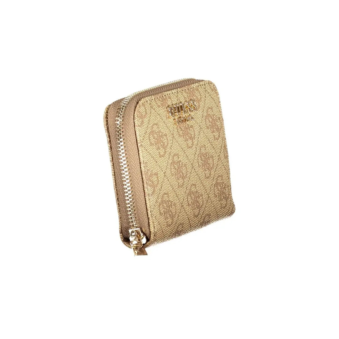 Guess Jeans Beige Polyurethane Women Wallet