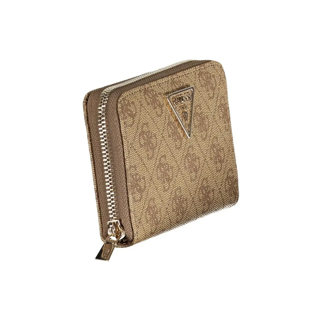 Guess Jeans Beige Polyurethane Women Wallet