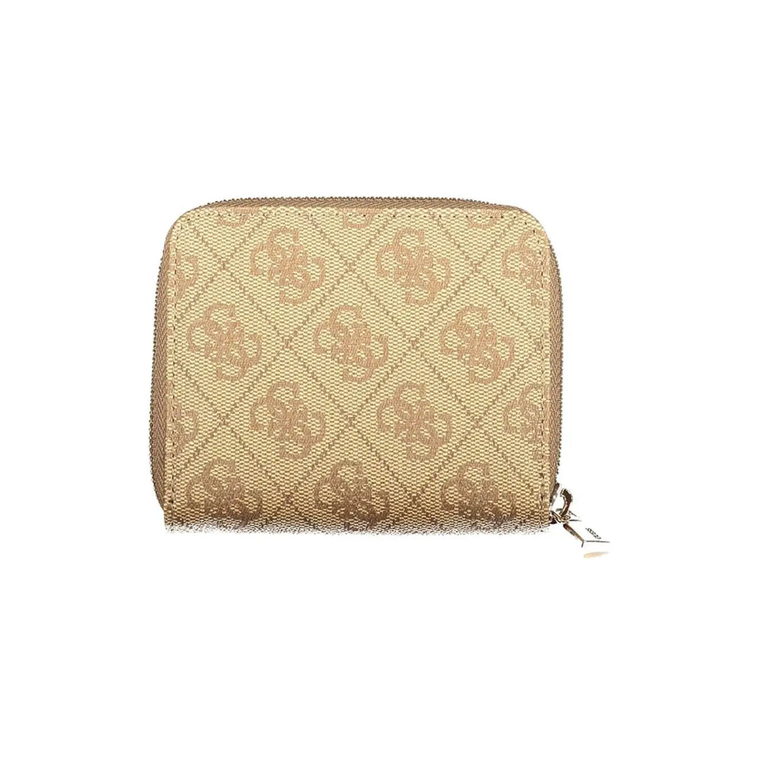 Guess Jeans Beige Polyurethane Women Wallet