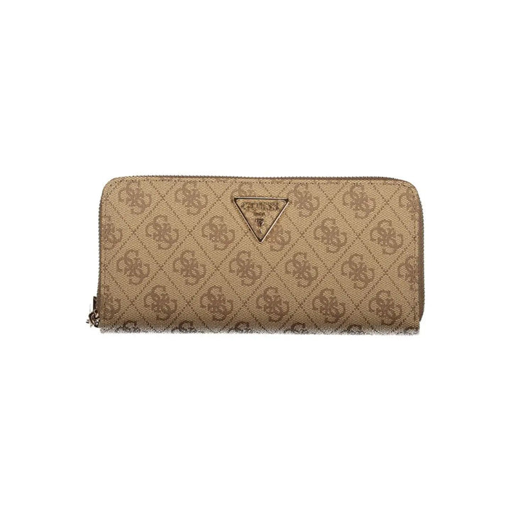 Guess Jeans Beige Polyurethane Women Wallet