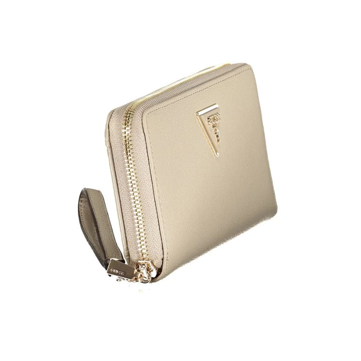 Guess Jeans Beige Polyurethane Women Wallet