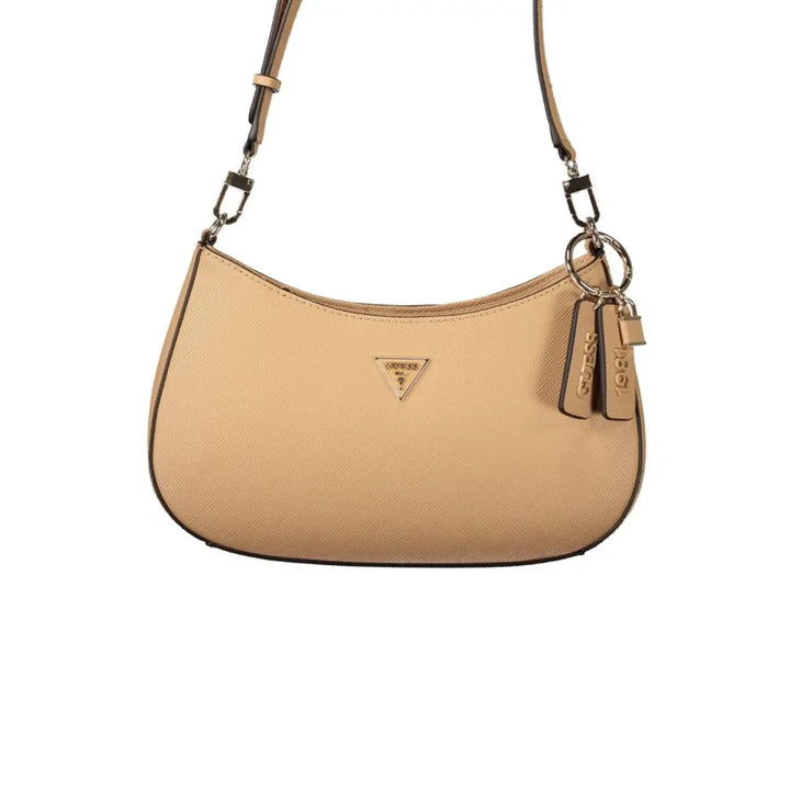 Guess Jeans Beige Polyurethane Women’s Bag