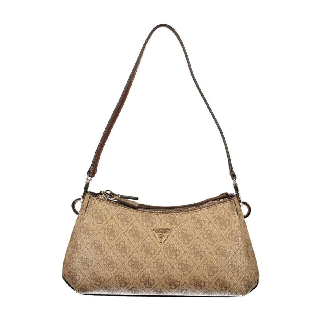 Guess Jeans Beige Polyurethane Women’s Bag