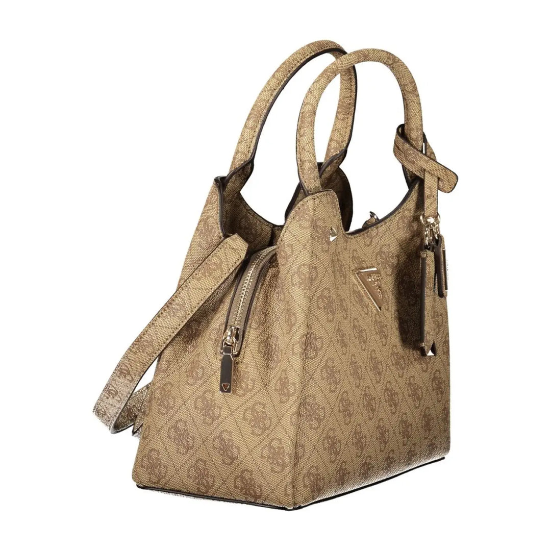 Guess Jeans Beige Polyurethane Women’s Bag