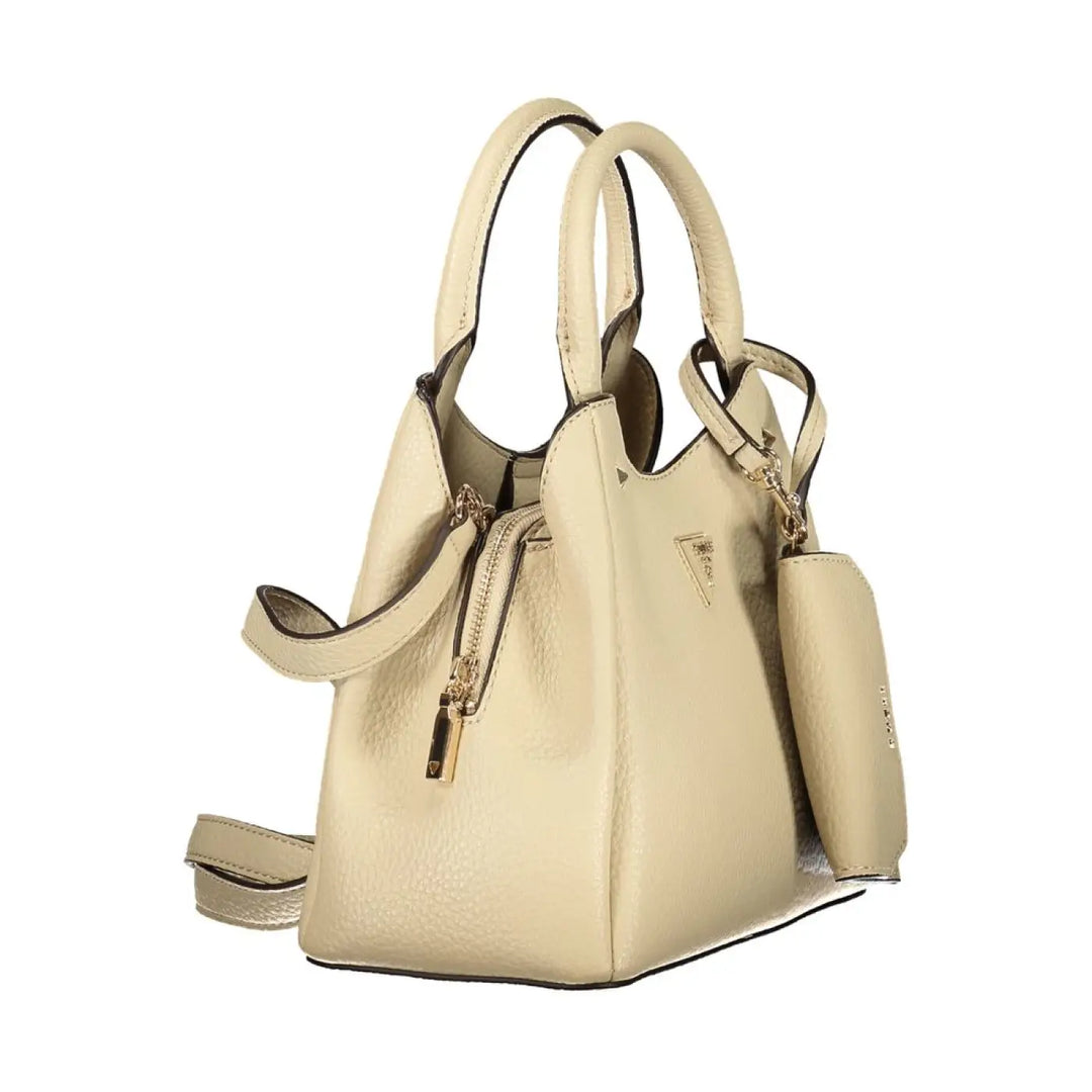 Guess Jeans Beige Polyurethane Women’s Bag