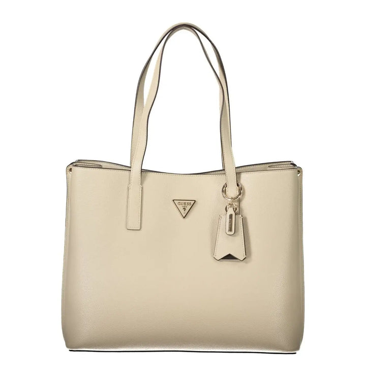 Guess Jeans Beige Polyurethane Women’s Bag