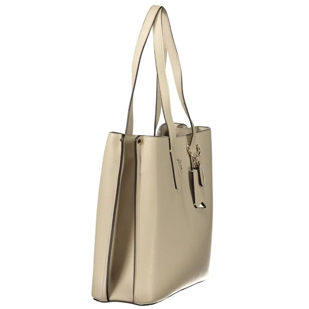 Guess Jeans Beige Polyurethane Women’s Bag
