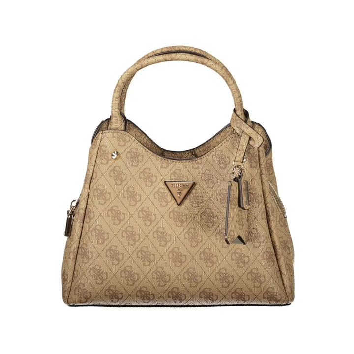 Guess Jeans Beige Polyurethane Women’s Bag