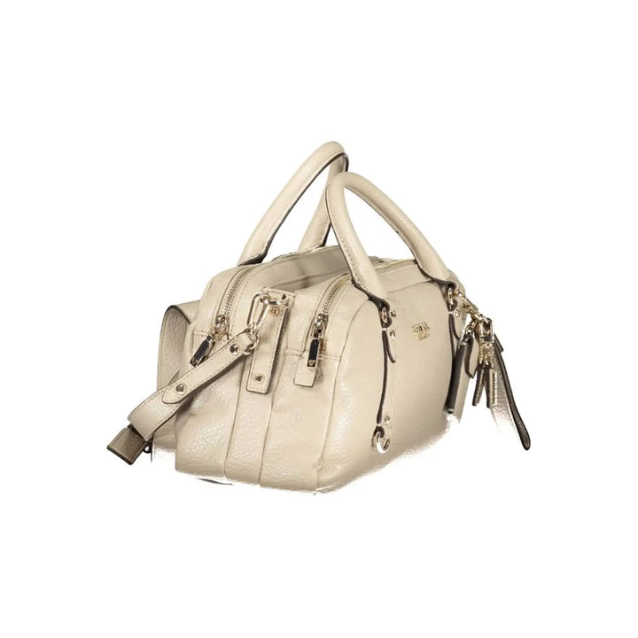 Guess Jeans Beige Polyurethane Women’s Handbag