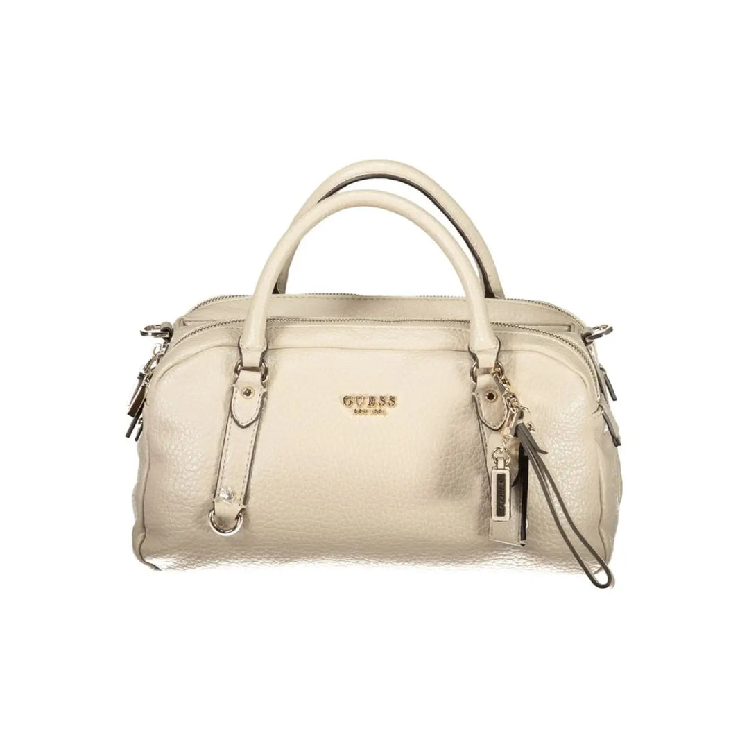 Guess Jeans Beige Polyurethane Women’s Handbag