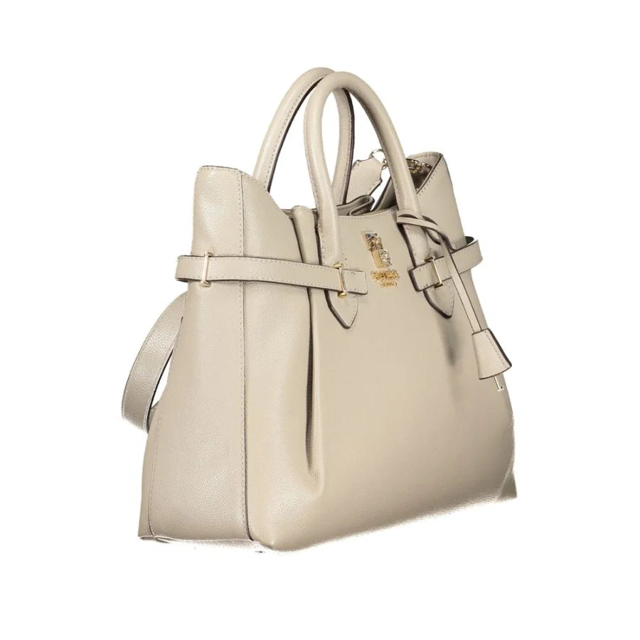 Guess Jeans Beige Polyurethane Women’s Handbag