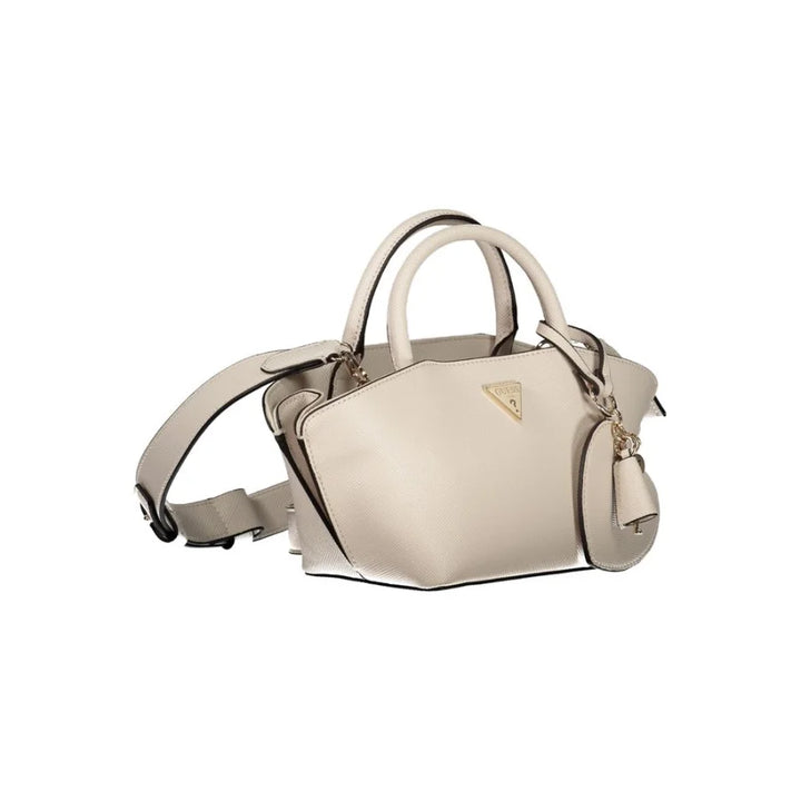 Guess Jeans Beige Polyurethane Women’s Handbag