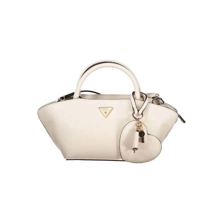 Guess Jeans Beige Polyurethane Women’s Handbag
