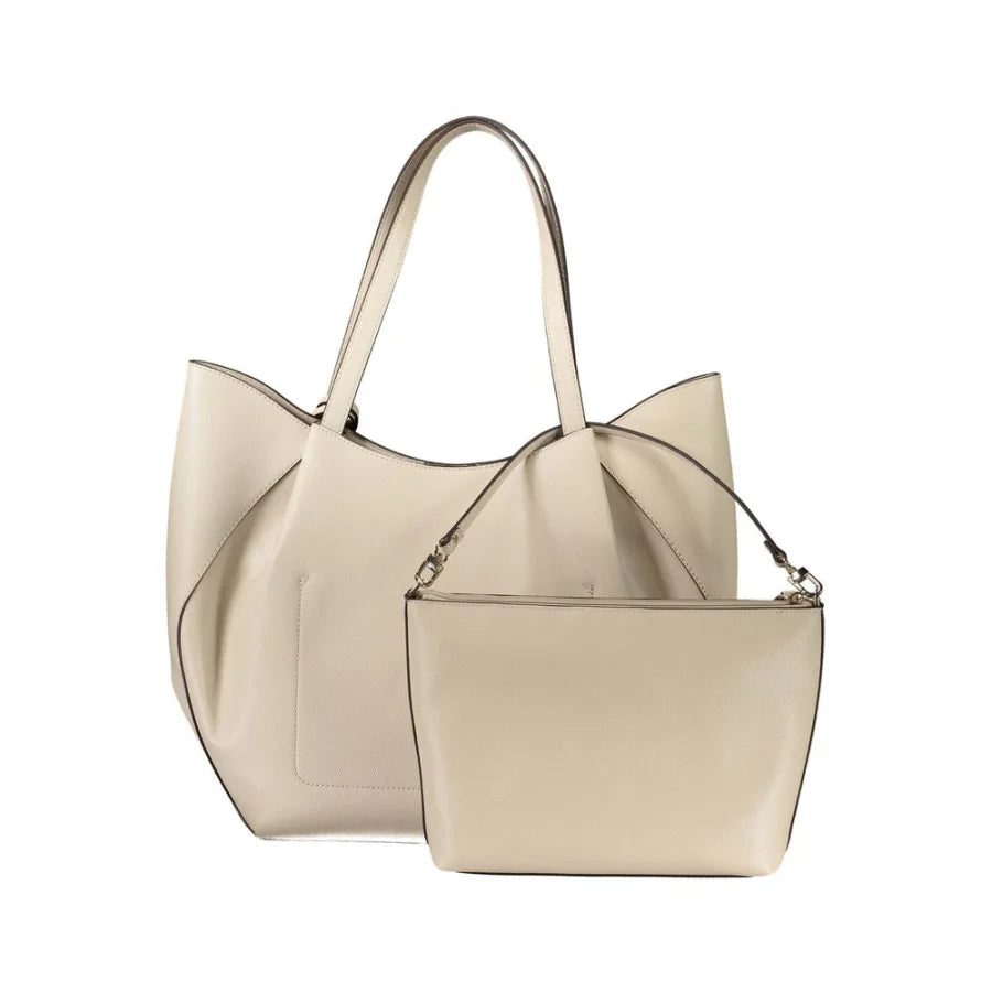 Guess Jeans Beige Polyurethane Women’s Handbag