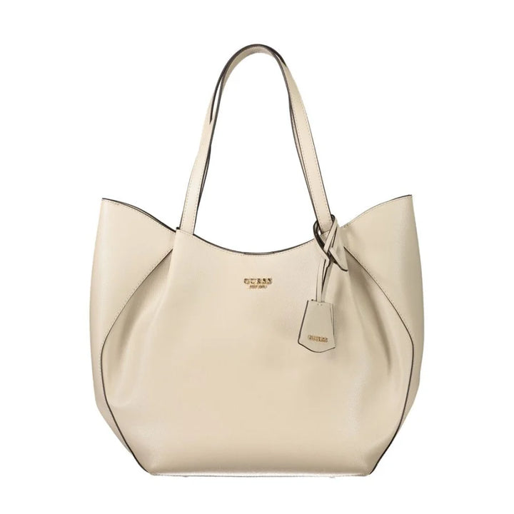Guess Jeans Beige Polyurethane Women’s Handbag