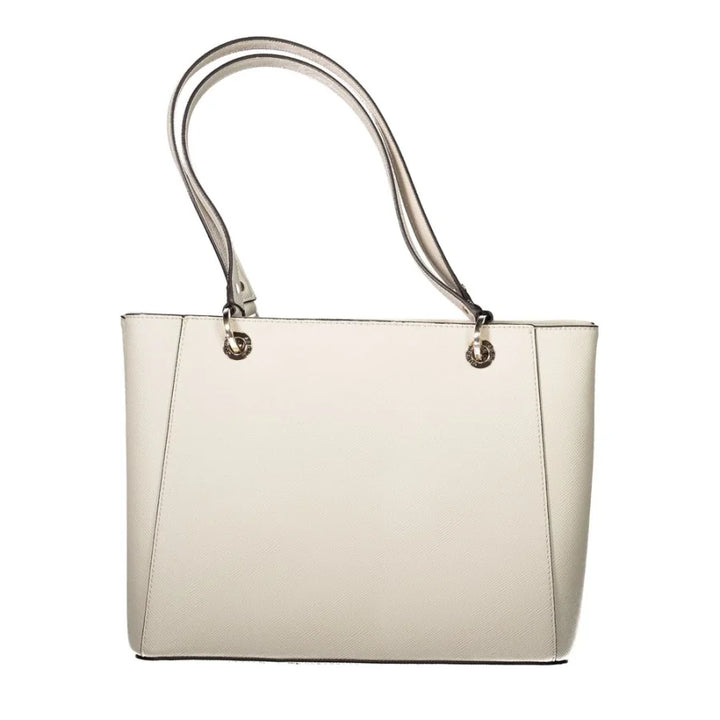 Guess Jeans Beige Polyurethane Women’s Shoulder Bag
