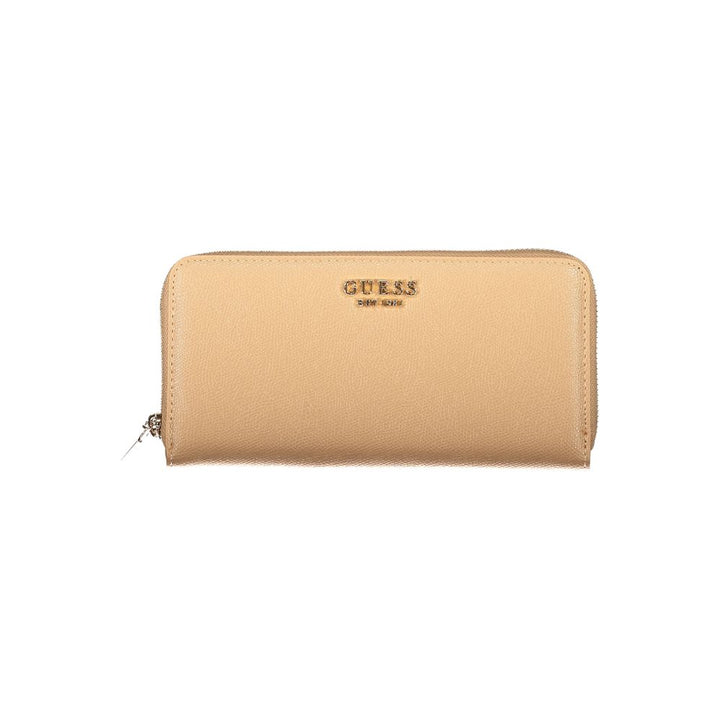 Guess Jeans Beige Polyurethane Women’s Wallet