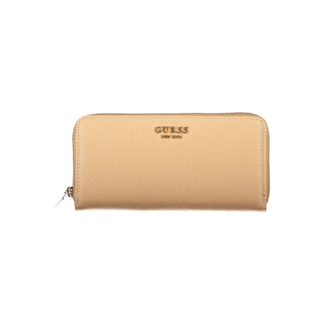 Guess Jeans Beige Polyurethane Women’s Wallet