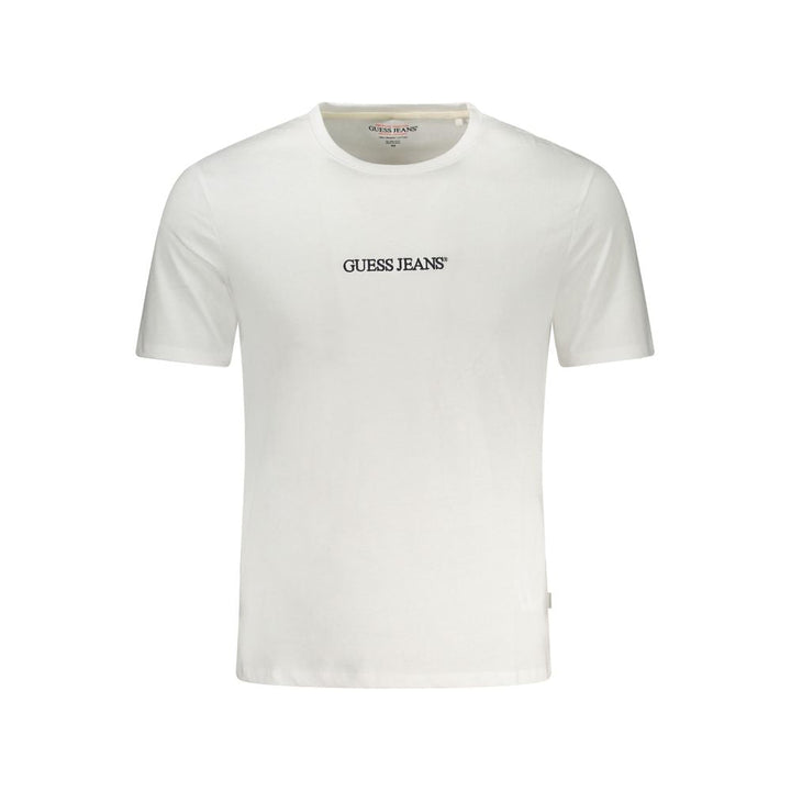 Guess Jeans Bianco Cotton Men T-shirt