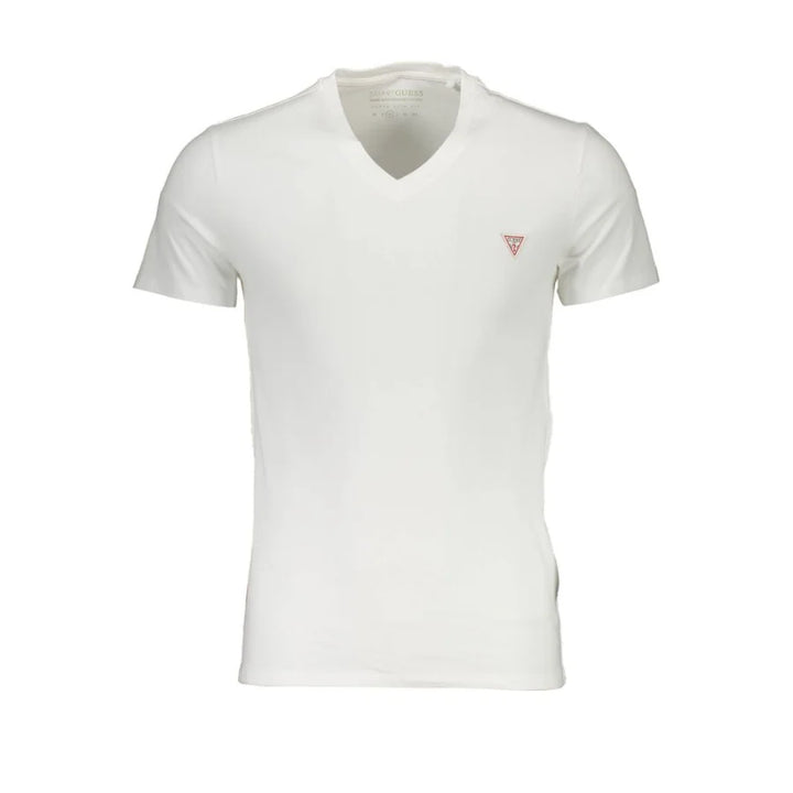 Guess Jeans Bianco Cotton Men T-Shirt