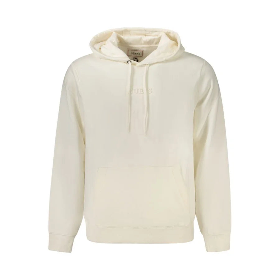 Guess Jeans Bianco Cotton Men’s Hoodie