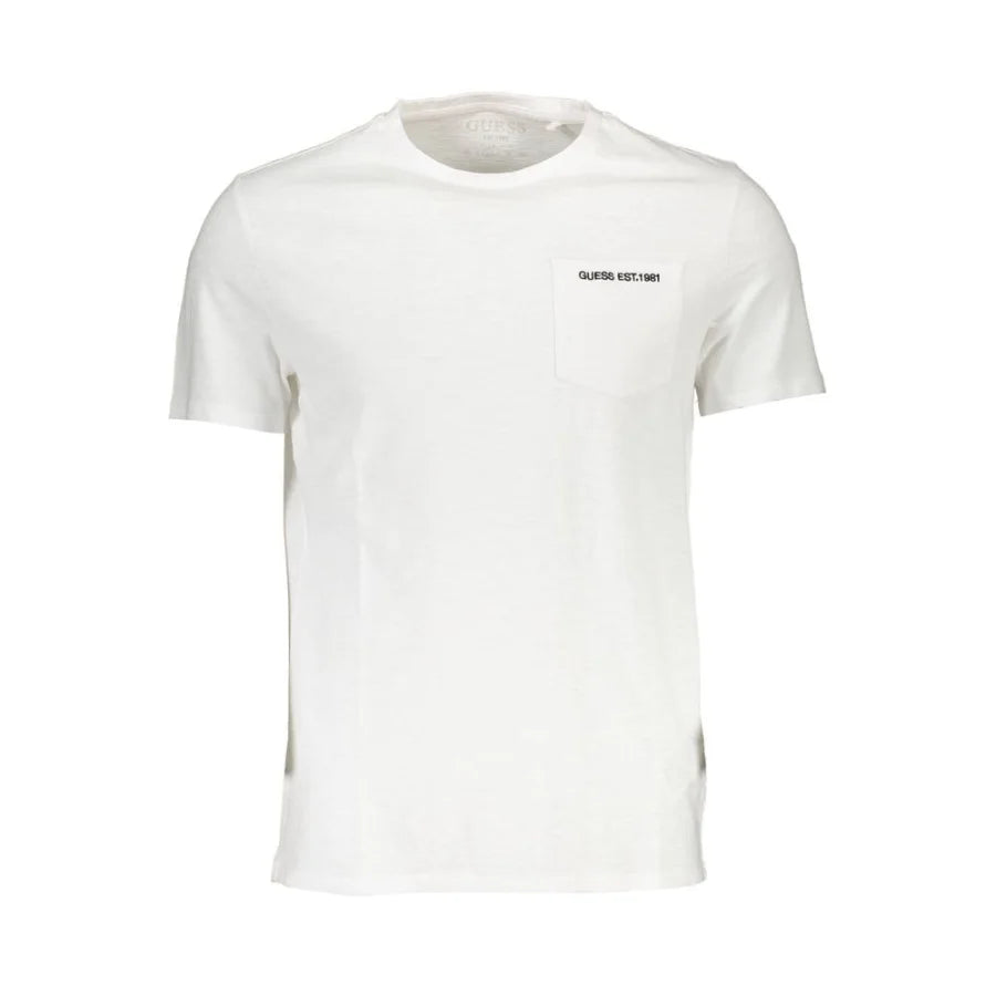 Guess Jeans Bianco Cotton Men’s T-Shirt