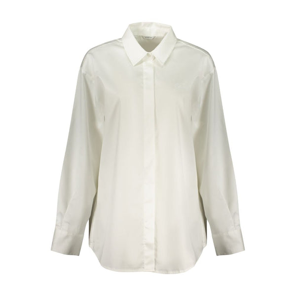 Guess Jeans Shirts - Bianco Cotton Women Shirt