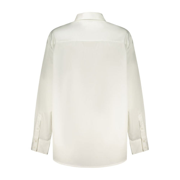 Guess Jeans Shirts - Bianco Cotton Women Shirt