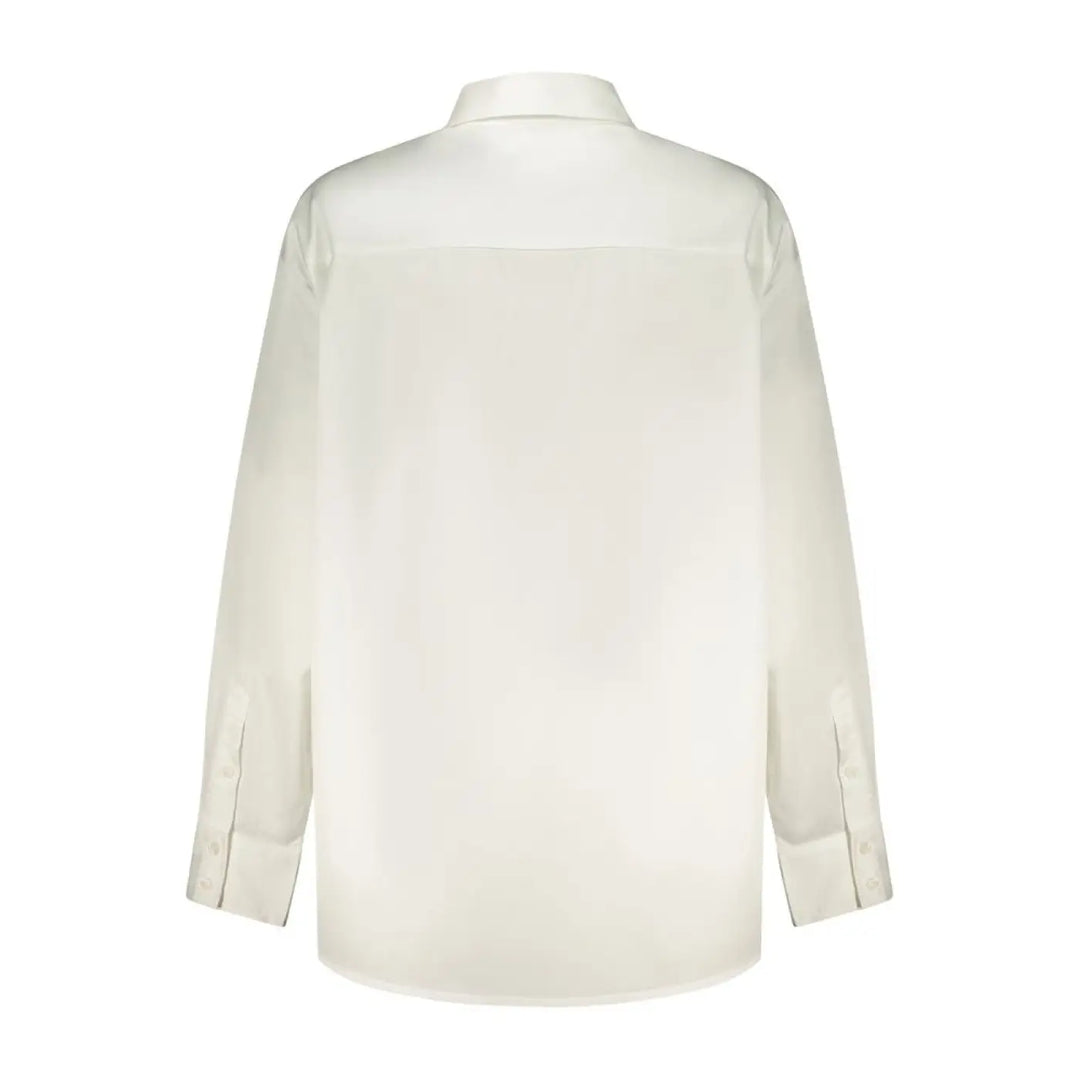 Guess Jeans Bianco Cotton Women Shirt