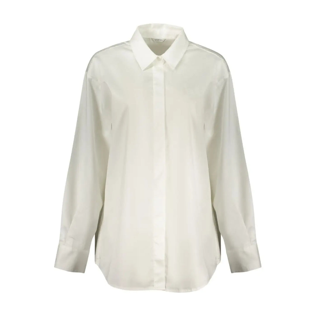 Guess Jeans Bianco Cotton Women Shirt