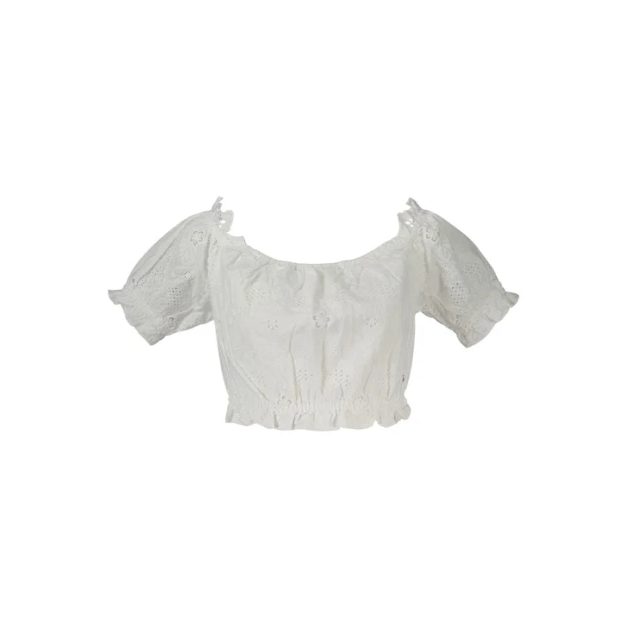 Guess Jeans Bianco Cotton Women Shirt