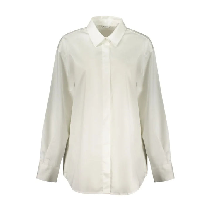 Guess Jeans Bianco Cotton Women Shirt