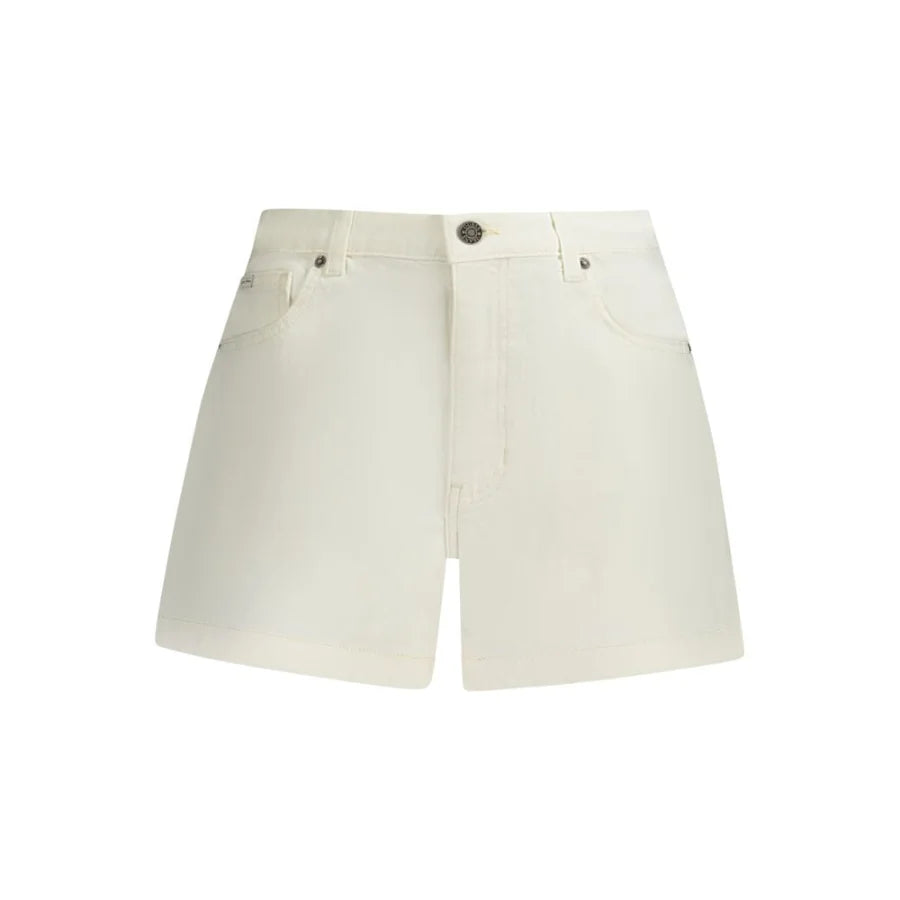 Guess Jeans Bianco Cotton Women Short