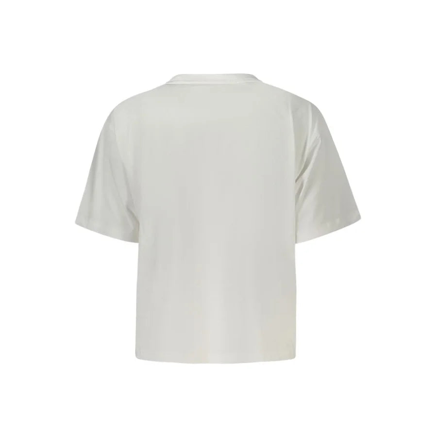 Guess Jeans Bianco Cotton Women T-Shirt