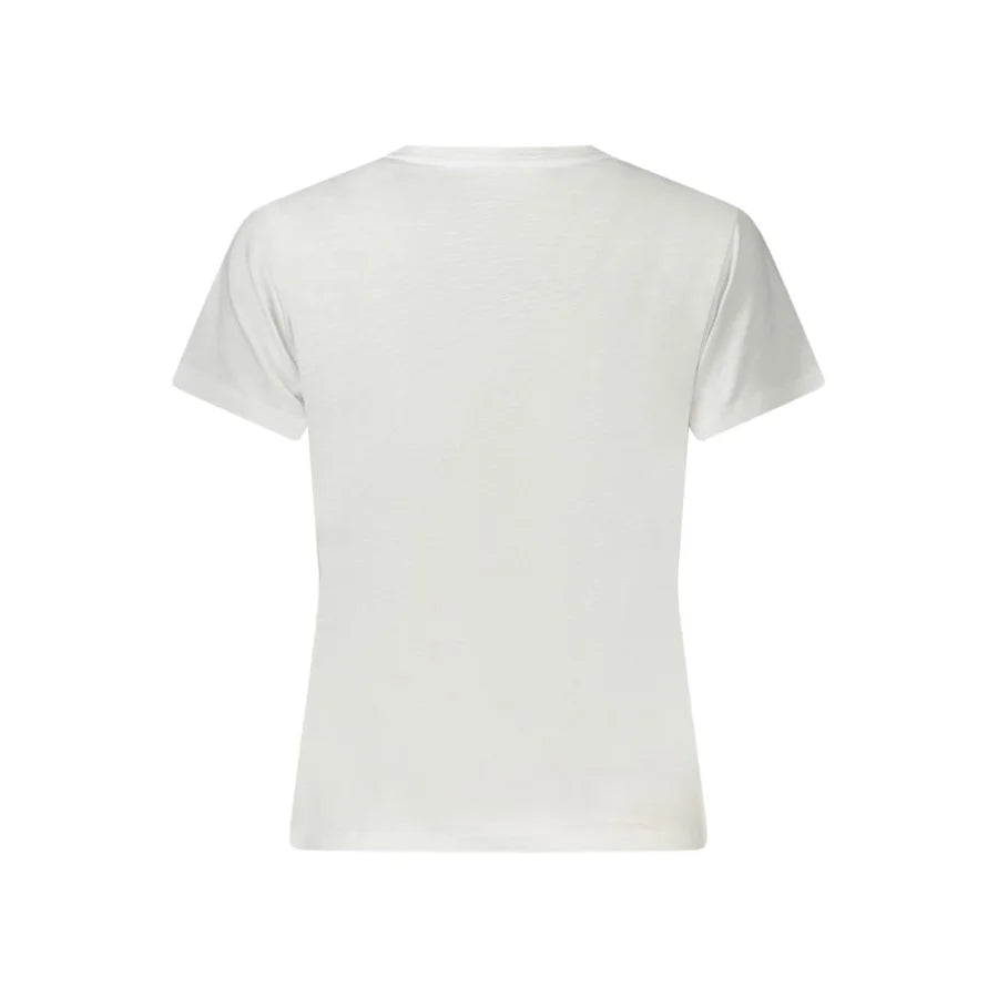 Guess Jeans Bianco Cotton Women T-Shirt