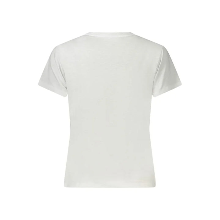 Guess Jeans Bianco Cotton Women T-Shirt