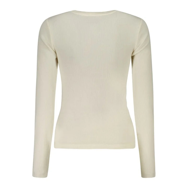 Guess Jeans Bianco Cotton Women T-Shirt