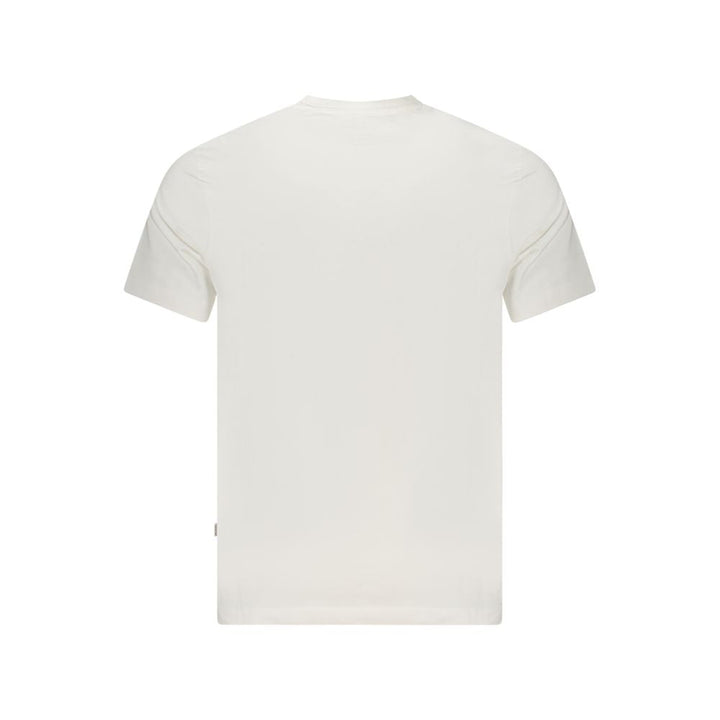 Guess Jeans Bianco Organic Cotton Men’s T-shirt