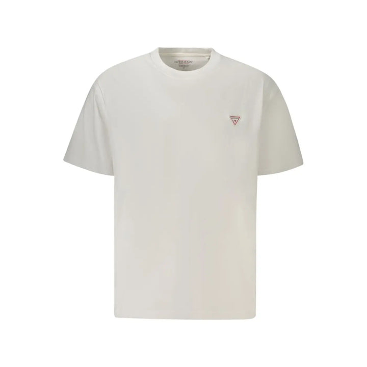 Guess Jeans Bianco Organic Cotton Men’s T-shirt