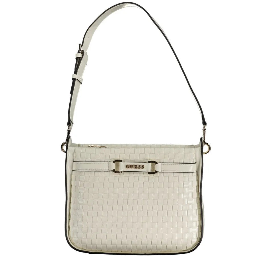 Guess Jeans Bianco Poliuretano Woman Handbag